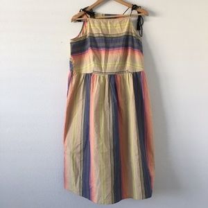 ASOS Tall Midi Sundress Stripe Tassel Tie Strap 14